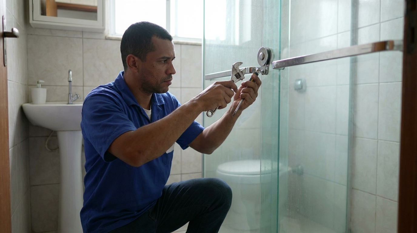 Manutenção de box de vidro em Campo Grande‑MS